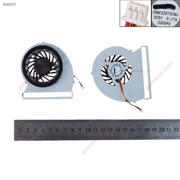 Ventoinha para Cpu Fujitsu 1415y UDQF2ZR73CQU 5V 0.17A - Image 2