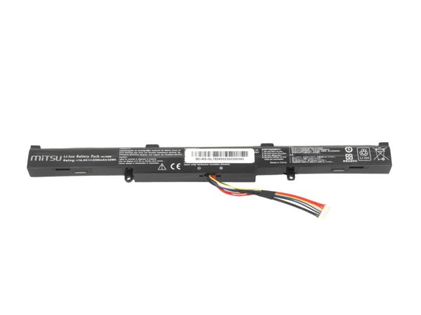 Bateria Mitsu para Asus GL752VL, N552VX - Image 2