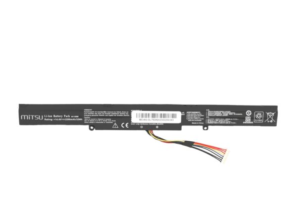 Bateria Mitsu para Asus GL752VL, N552VX - Image 3
