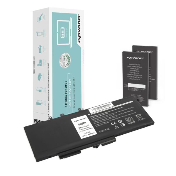 Bateria Movano para Dell Latitude 5490, 5590, GJKNX - 6000 mAh
