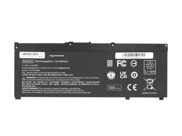 Bateria Movano para HP Pavilion Gaming 15, 17 SR03XL - Image 4