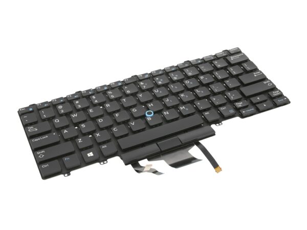 Teclado retro iluminado para Dell Latitude 5490, 7490 - QWERTY US