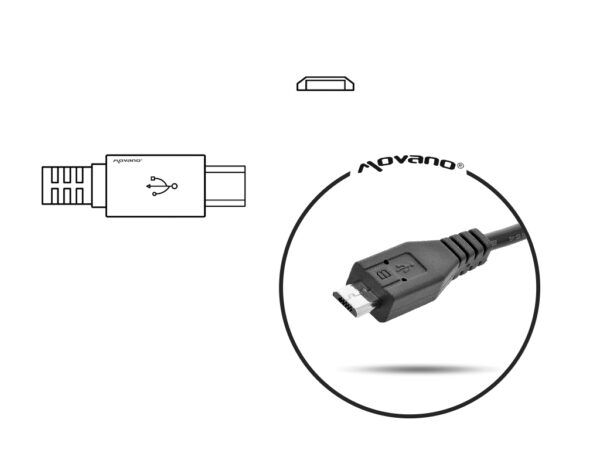 Carregador Movano 5V 2A (MicroUSB) 10W, ME400C para Tablet Asus, Acer, Samsung e outros - Image 4