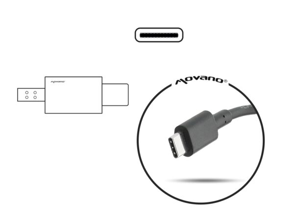 Carregador Movano 65W USB-C (black) - Image 2