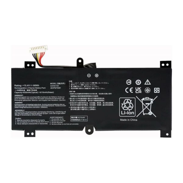 BATERIA PARA PORTATIL ASUS ROG STRIX GL504G GL504GM GL504GS C41N1731 - Image 6