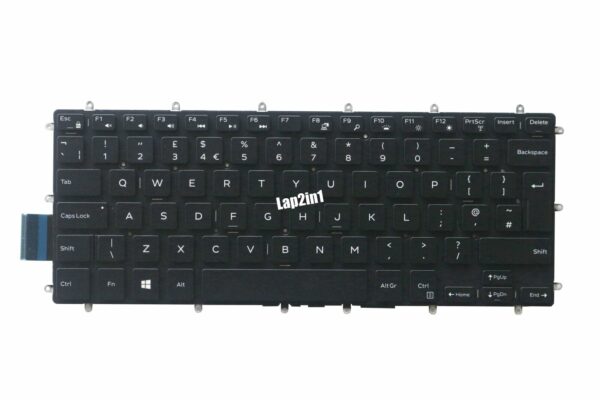 TECLADO PARA PORTATIL Dell Inspiron 13 5368 5378 5379 15 5568 5578 5579 (Inglês UK )