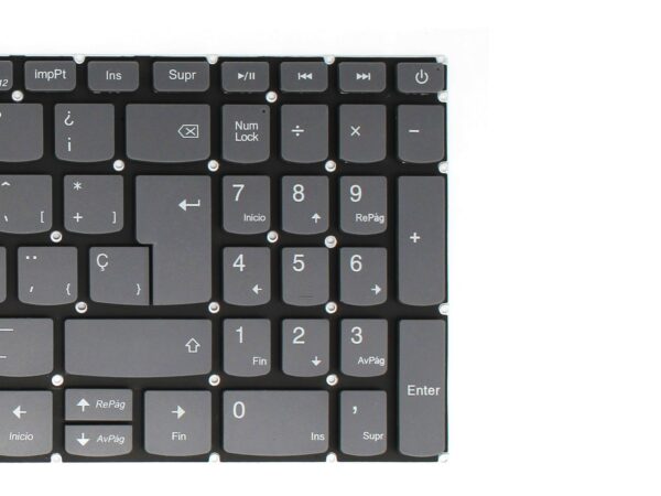TECLADO PARA PORTATIL LENOVO IDEAPAD 320-15ABR 320-15IAP 320-15AST 320-15IKB CINZENTO - Image 4