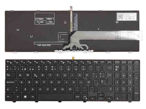 TECLADO PARA PORTATIL DELL INSPIRON 15 5000 SERIES 5547 5521 5542