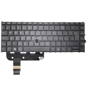 Teclado retroiluminado para HP EliteBook 840 G7 em Português