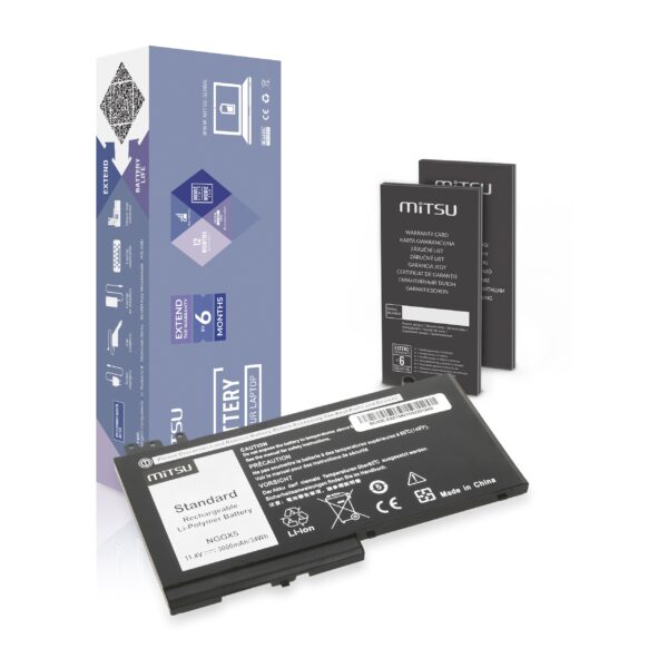 Bateria Mitsu para para Dell Latitude E5270, 5470, 5570, NGGX5