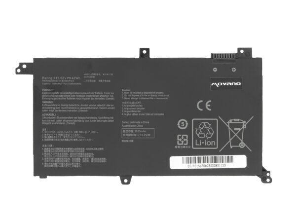 Bateria Movano para Asus Vivobook S14, S430, X430U, K430 – B31N1732 - Image 2