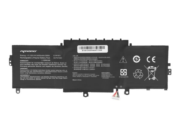 Bateria Movano para Asus Zenbook UX433FA, UX433FL, UX433FN - Image 2