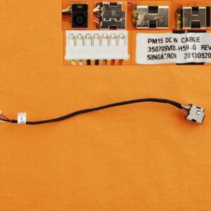 CONECTOR DC JACK PARA PORTÁTIL HP 2000 COMPAQ CQ57 7 PINS
