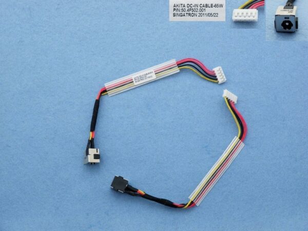 CONECTOR DC JACK PARA PORTÁTIL HP PAVILION DV2000 65W PJ117-1