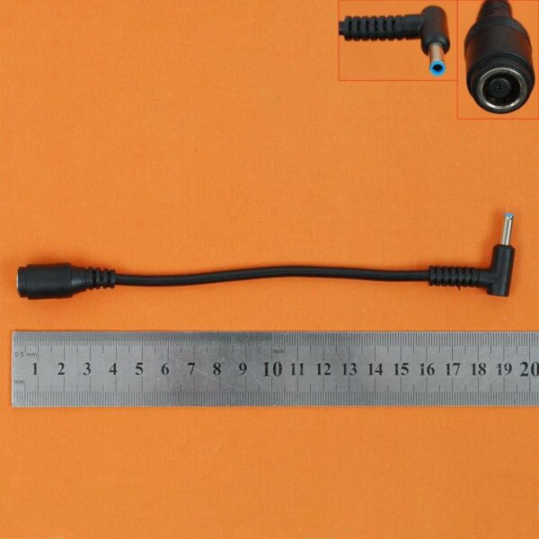 ADAPTADOR DC JACK PARA PORTÁTIL HP DELL 7.4X5.0MM A 4.5X3.0MM