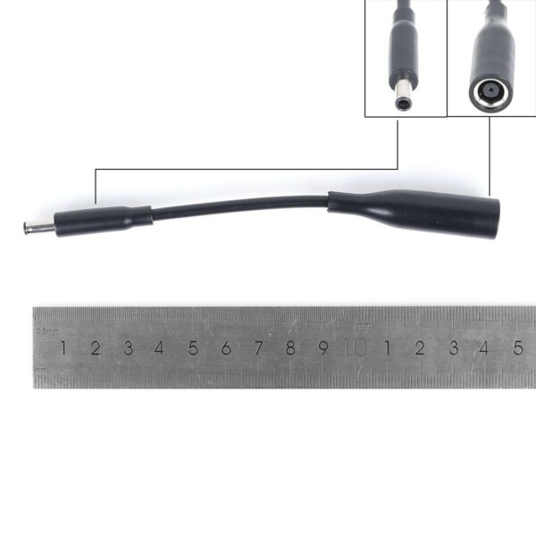 CABLE PARA CONVERTIR CLAVIJA DE CARGADOR DE 7,4X5,0MM A 4,5X3,0MM DELL