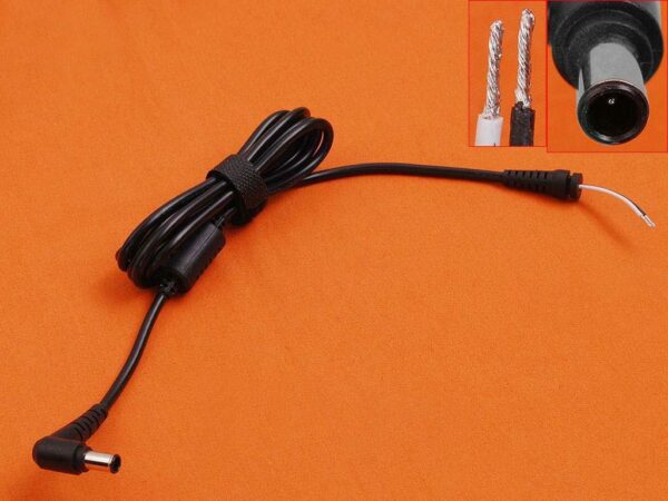 CABLE DC JACK PARA PORTÁTIL 6.5X1.4X4.4MM 1.5M K213