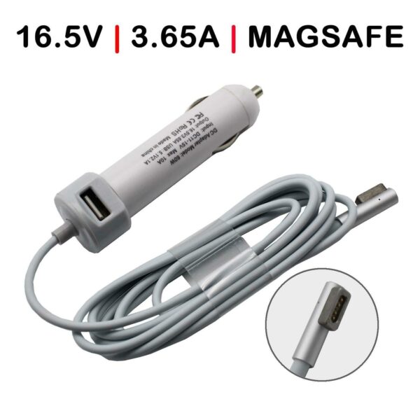 CARREGADORDE COCHE PARA PORTÁTIL APPLE MACBOOK PRO MB061CH/A MB062CH/A  MAGSAFE 60W - Image 3