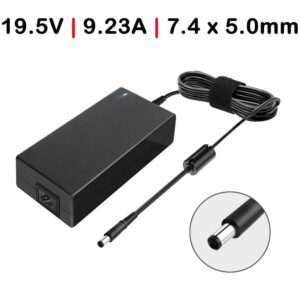 CARREGADOR PARA  PORTÁTIL GAMING DELL ALIENWARE 13 R3 19.5V 9.23A 180W 7.4 x 5.0MM