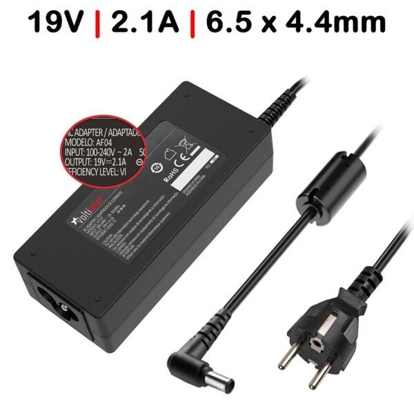 CARREGADOR PARA  MONITOR 19V 2.1A 6.5 X 4.4MM 40W