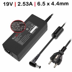 CARREGADOR PARA  MONITOR 19V 2.53A 6.5 X 4.4MM 48W