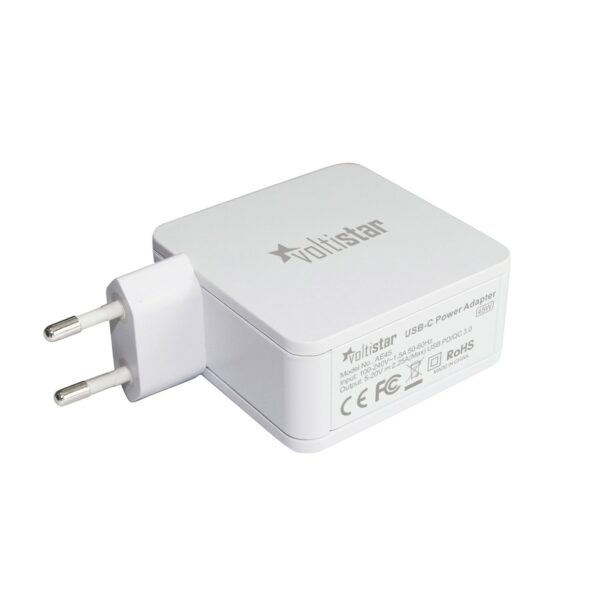 CARREGADORMULTIVOLTAJE USB-C PARA PORTÁTIL 5V-20V 2.25A 45W BLANCO - Image 2