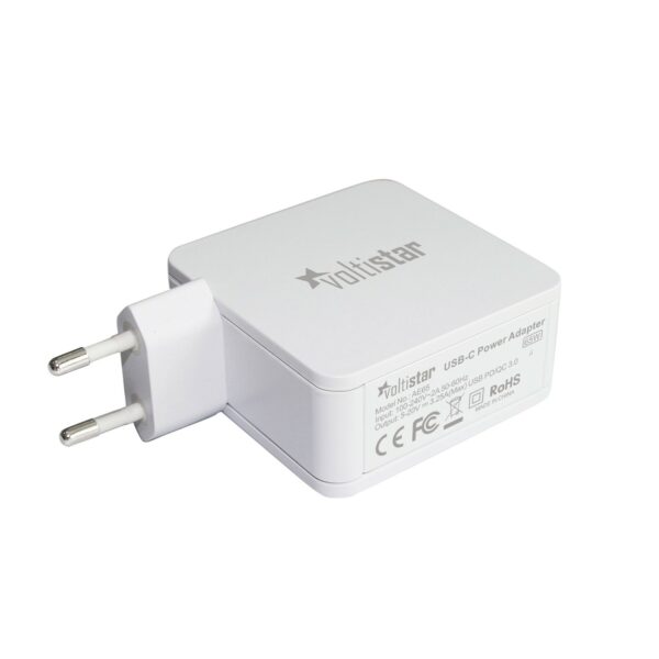 CARREGADORMULTIVOLTAJE USB-C PARA PORTÁTIL 5V-20V 3.25A 65W BLANCO - Image 2