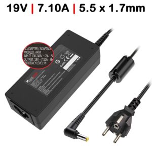 CARREGADOR PARA  PORTÁTIL ACER ASPIRE 1360 1510 1520 19V 7.10A 135W 5.5X1.7MM