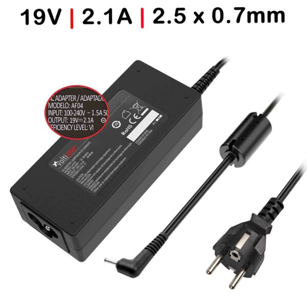 CARREGADOR PARA  PORTÁTIL ASUS R11CX X101CH R051BX R051CX 19V 2,1A - Image 11