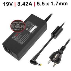 CARREGADOR PARA  PORTÁTIL ACER ASPIRE ONE AO533 AO722 AO725 19V 3.42A