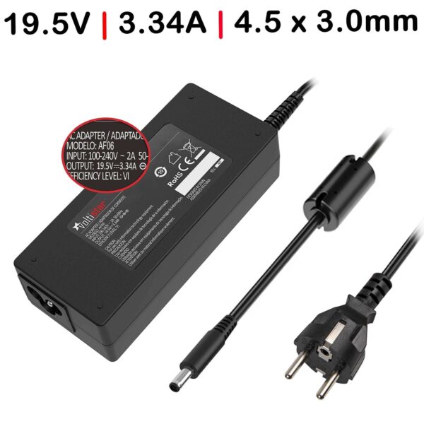 CARREGADOR PARA  PORTÁTIL DELL INSPIRON 11 13 14 15 17 3000 5000 7000 SERIES 65W - Image 3