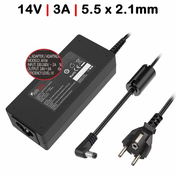 CARREGADOR PARA  PORTÁTIL SAMSUNG SYNCMASTER 150MP 1501MP 14V 3A 42W