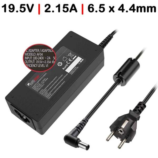 CARREGADOR PARA  PORTÁTIL SONY VAIO PCG-C1 PCG-C1XD PCG-C1XG PCGA-ACX1 19.5 V 2.15A 40W