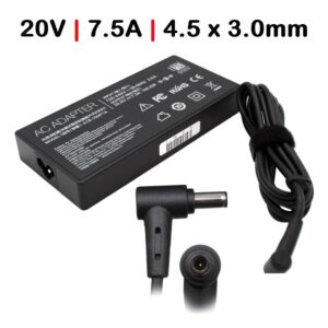 CARREGADOR PARA  PORTÁTIL ASUS ZENBOOK PRO 15 UX580GD 150W 20V 7.5A 4.5x3.0MM