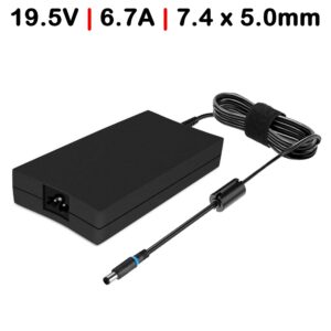 CARREGADOR PARA  PORTÁTIL DELL ADP-130DB B PA-13 PA-4E 0JU012 19.5V 6.7A 130W 7.4X5.0MM