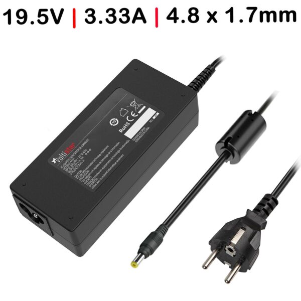 CARREGADOR PARA  PORTÁTIL HP ENVY 6 6-1003TU 13-1000 19.5V 3.33A