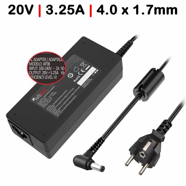 CARREGADOR PARA  PORTÁTIL LENOVO IDEAPAD 310 320 330 510 520 510S 520S 710 710S 65W - Image 6