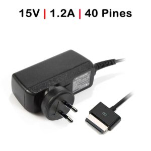 CARREGADOR PARA  TABLET ASUS TRASNFORMER PAD TF300 TF300T TF300 15V 1.2A 18W 40 PINES