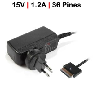 CARREGADOR PARA  TABLET ASUS TF600 TF600T TF810C TF701T 15V 1.2A 18W 36 PINES