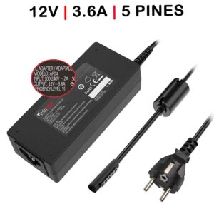 CARREGADOR PARA  MICROSOFT SURFACE PRO 12V 3.6A 43W