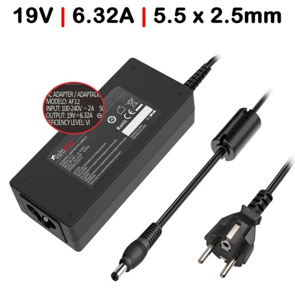CARREGADOR PARA  PORTÁTIL ASUS ADP-120RH B PA-1121-28 120W 19V 6.32A 5.5X2.5MM - Image 4