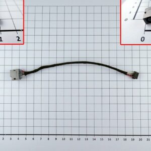 CONECTOR DC JACK PARA PORTÁTIL HP PAVILION 14-E023TX 14-E024TX 14-E 15-J030US 15-J030US 14-E018LA 722907-001