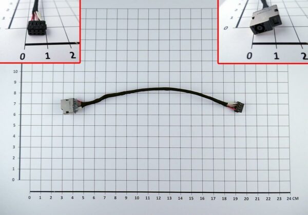 CONECTOR DC JACK PARA PORTÁTIL HP PAVILION 14-E023TX 14-E024TX 14-E 15-J030US 15-J030US 14-E018LA 722907-001