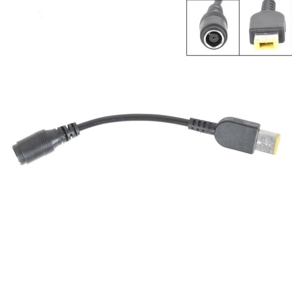 CABLE PARA CONVERTIR CLAVIJA DE CARGADOR 7,9X5,5MM A SQUARE