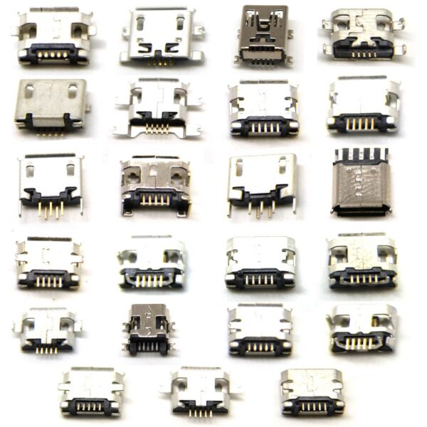 CONJUNTO DE 240 CONECTORES MICRO USB PARA DISPOSITIVOS MÓVILES LENOVO HUAWEI XIAOMI SAMSUNG