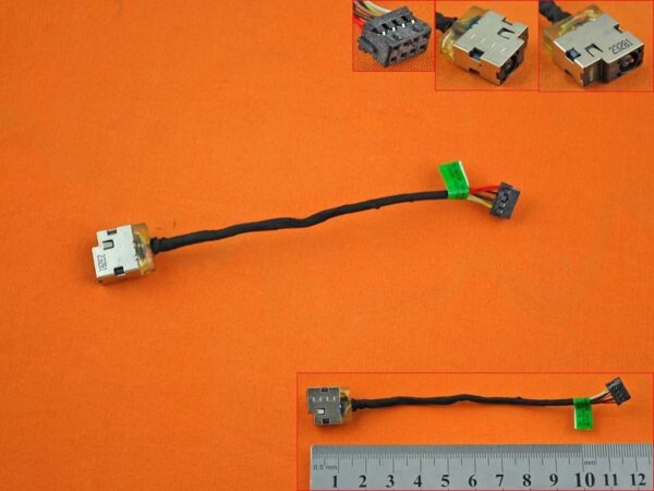 CONECTOR DC JACK PARA PORTÁTIL HP 215 G1 14-K 717370-YD6 717370-FD6 717370-SD6 / N:CBL00379-0100