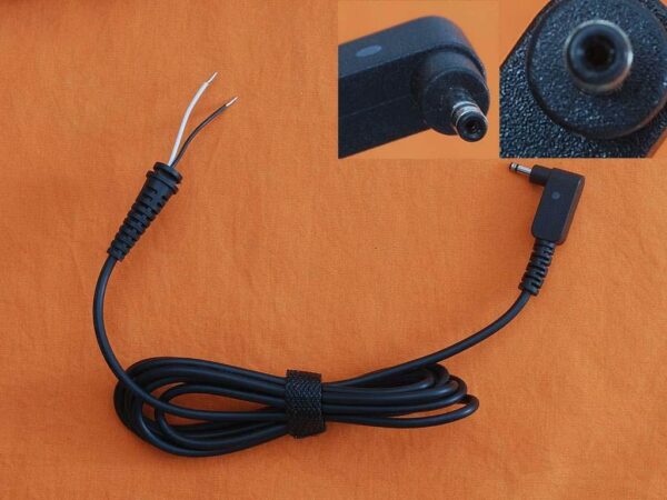 CABLE JACK DC DE CARGADOR PARA PORTÁTIL ASUS 3.0X1.1MM 1.2M