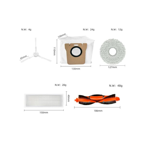 KIT DE RECAMBIOS PARA ASPIRADOR XIAOMI MIJIA M30 PRO C107 - Image 2