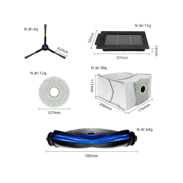 KIT DE RECAMBIOS PARA ASPIRADORA ECOVACS DEEBOT T50 PRO OMNI - Image 2