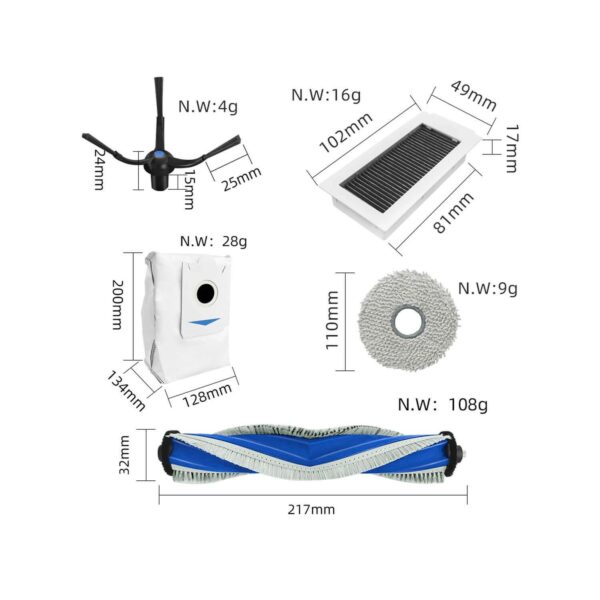 KIT DE RECAMBIOS PARA ASPIRADORA ECOVACS DEEBOT X5 - Image 2